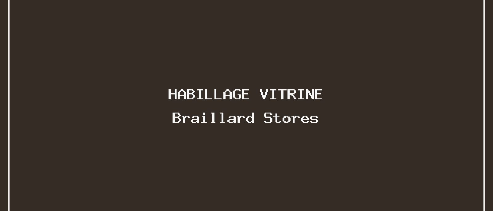 Braillard Stores & Volets, Le Sentier — Habillage vitrine, Vallée de Joux