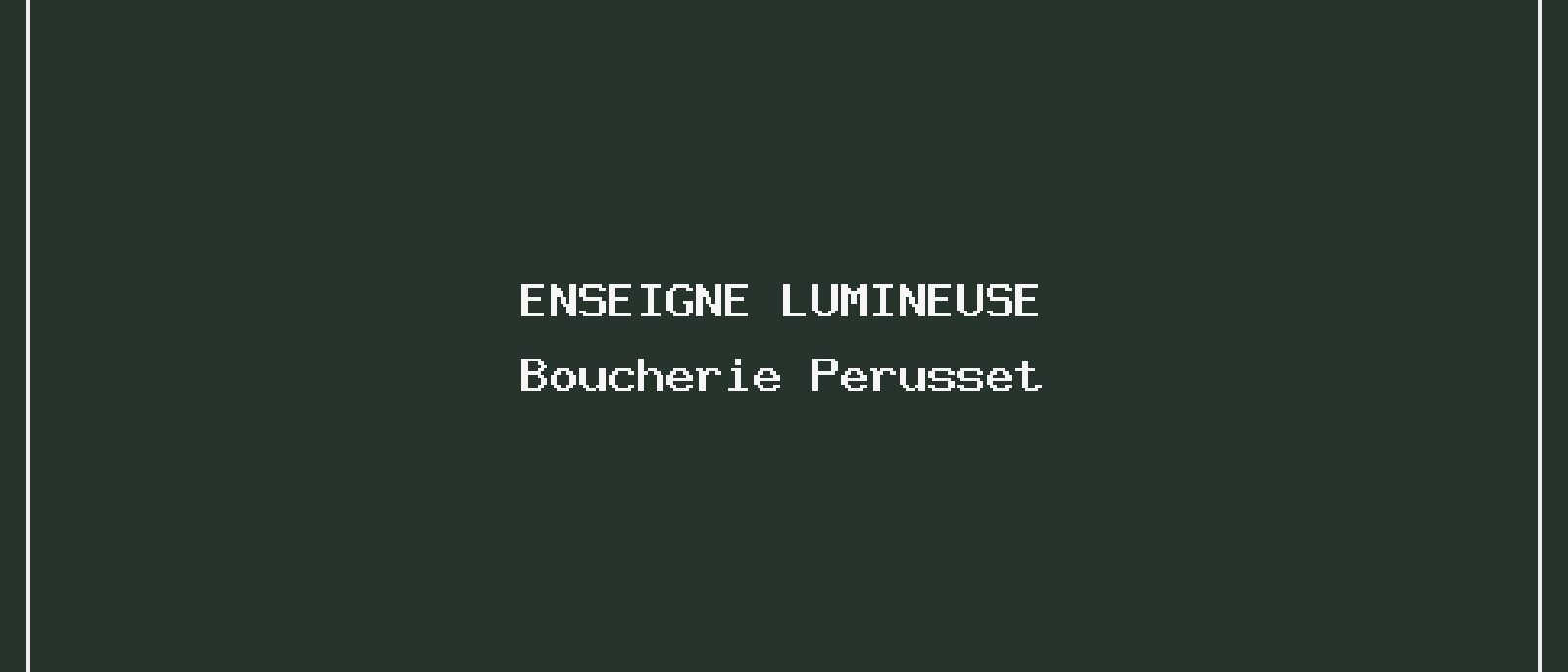 Boucherie Perusset, L Orient — Enseignes, Vallée de Joux